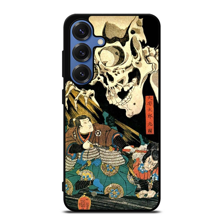 SKULL JAPANESE ART STYLE Samsung Galaxy S25 Case