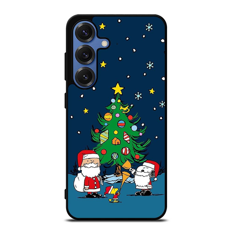 SNOOPY AND SANTA THE PEANUTS Samsung Galaxy S25 Case