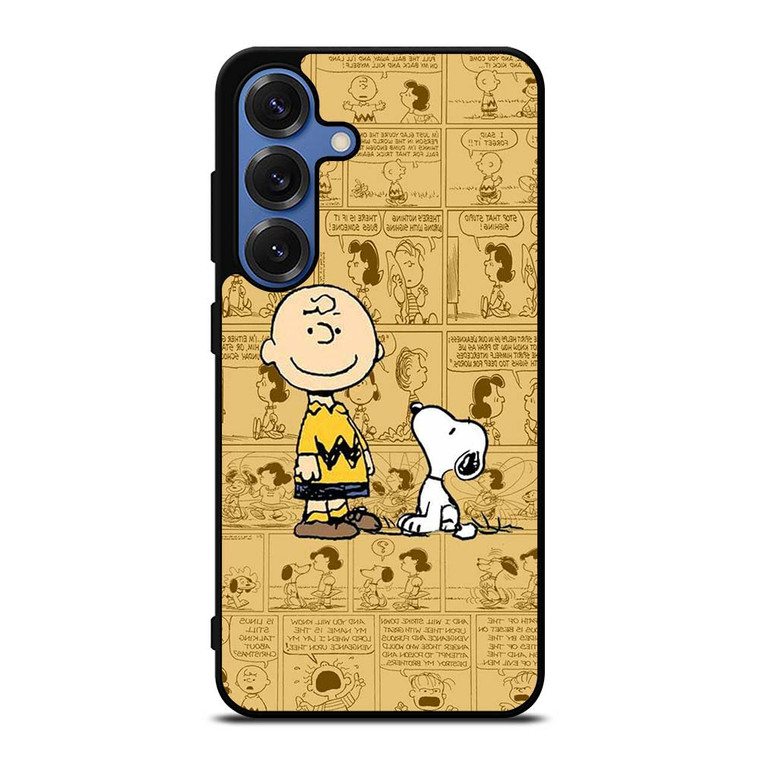 SNOOPY CHARLIE BROWN Samsung Galaxy S25 Case