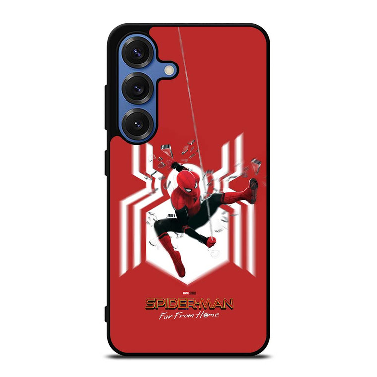 SPIDERMAN FAR FROM HOME LOGO RED ACTION Samsung Galaxy S25 Case