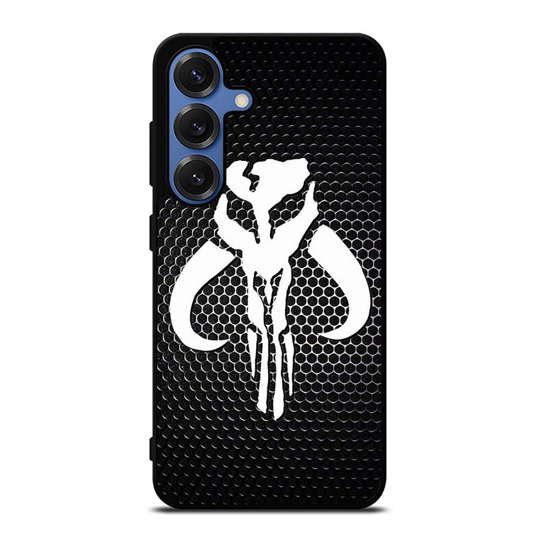 STAR WARS MANDALORIAN LOGO CARBON Samsung Galaxy S25 Case
