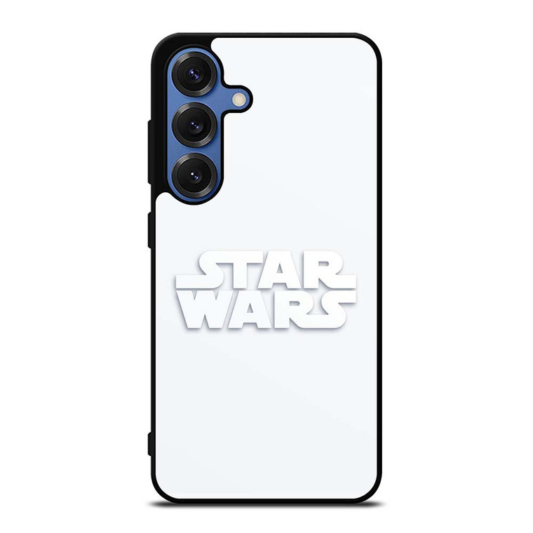 STARWARS LOGO WHITE Samsung Galaxy S25 Case