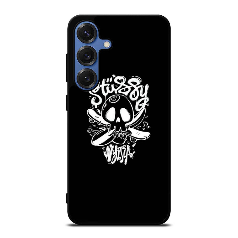 STUSSY SKULL LOGO ARTWORK Samsung Galaxy S25 Case