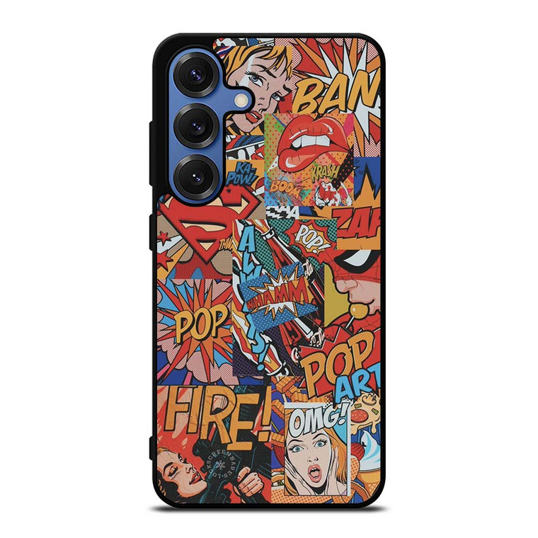 SUPERMAN POP ART COMIC Samsung Galaxy S25 Case