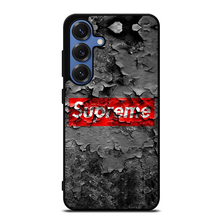 SUPREME CRACKED LOGO Samsung Galaxy S25 Case