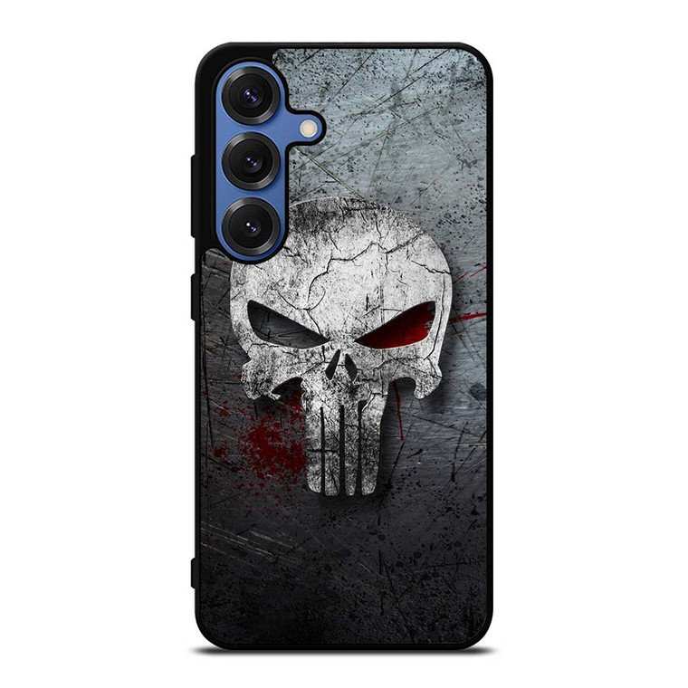 THE PUNISHER SKULL METAL Samsung Galaxy S25 Case