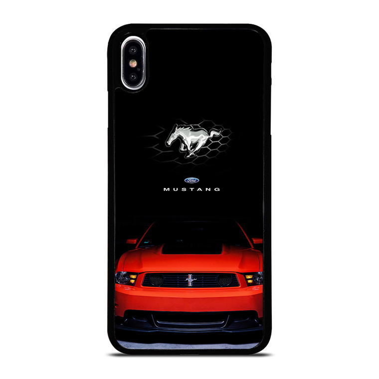 FORD MUSTANG CAR RED iPhone XS Max Case