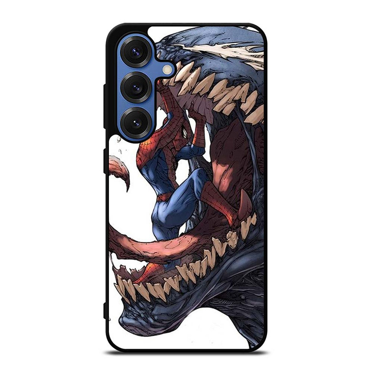 VENOM VS SPIDERMAN MARVEL CARTOON Samsung Galaxy S25 Case