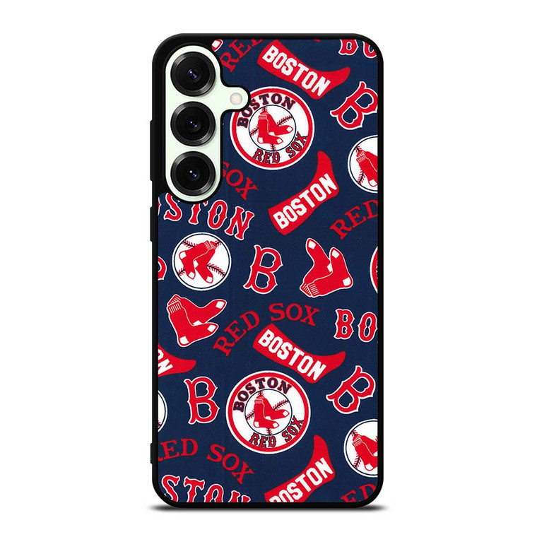 BOSTON RED SOX BASEBALL PATTERN Samsung Galaxy S25 Plus Case