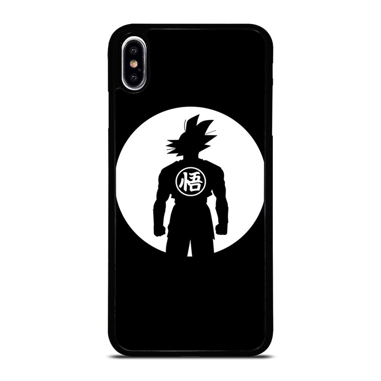 GOKU DRAGON BALL BLACK WHITE iPhone XS Max Case