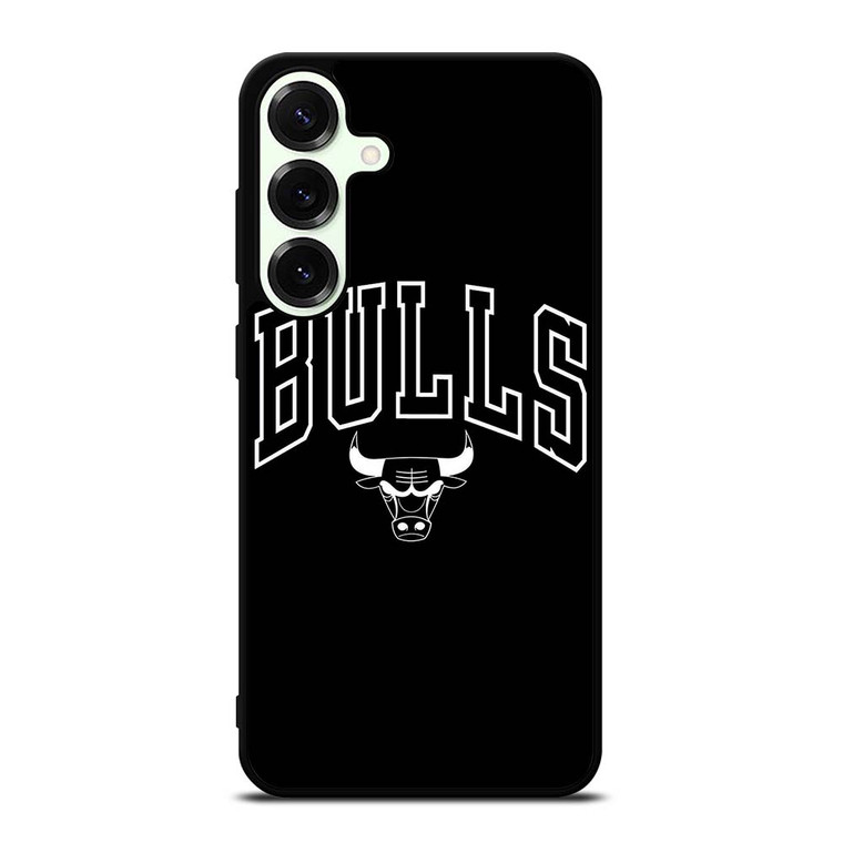 CHICAGO BULLS LOGO BLACK Samsung Galaxy S25 Plus Case