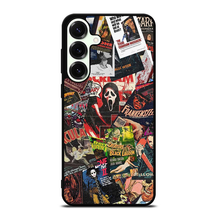 HORROR MOVIE POSTER COLLAGE Samsung Galaxy S25 Plus Case