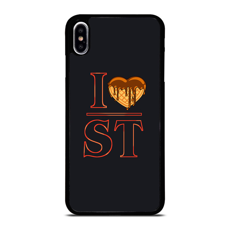 I LOVE STRANGER THINGS FAN ART iPhone XS Max Case
