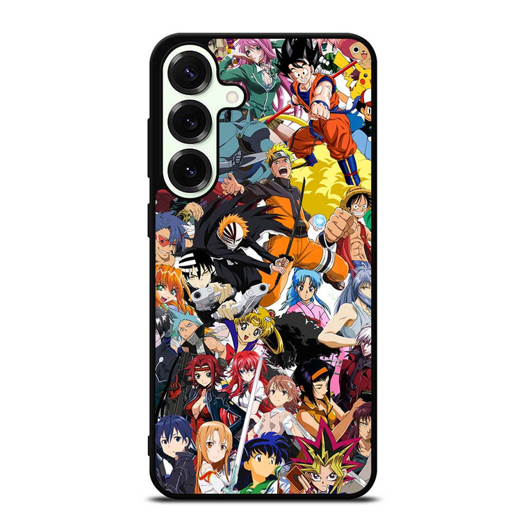 MANGA CHARACTERS CROSSOVER ANIME Samsung Galaxy S25 Plus Case