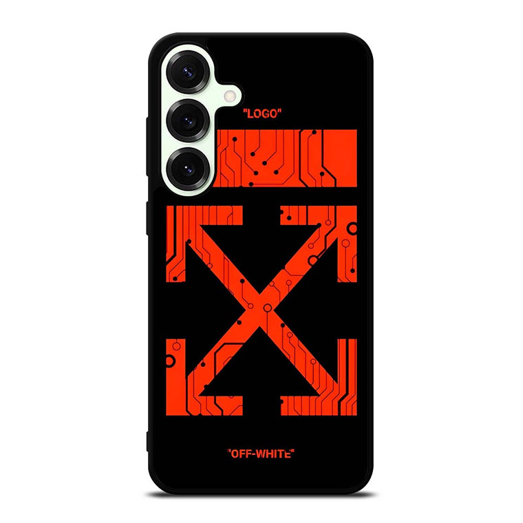 OFF WHITE RED CIRCUIT Samsung Galaxy S25 Plus Case