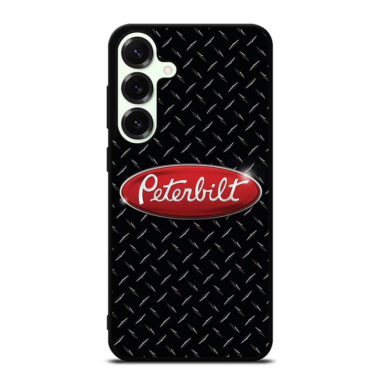 PETERBILT TRUCK PLATE BLACK Samsung Galaxy S25 Plus Case