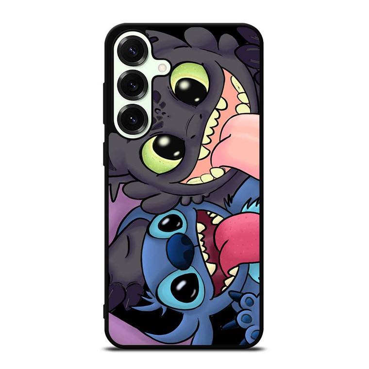 STITCH AND TOOTHLESS CARTOON Samsung Galaxy S25 Plus Case