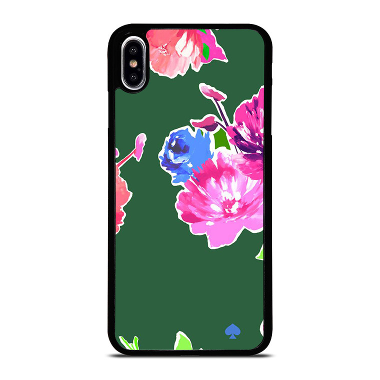 KATE SPADE NEW YORK GREEN FLORAL iPhone XS Max Case