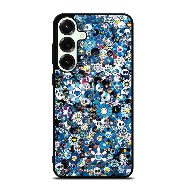 TAKASHI MURAKAMI FLOWERS BLUE Samsung Galaxy S25 Plus Case