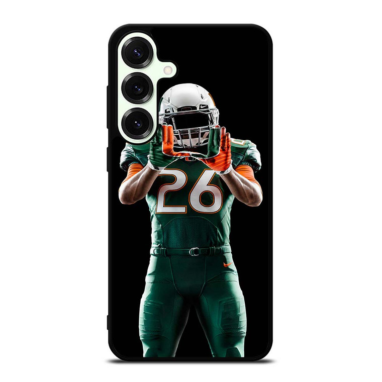 UM MIAMI HURRICANES FOOTBALL Samsung Galaxy S25 Plus Case
