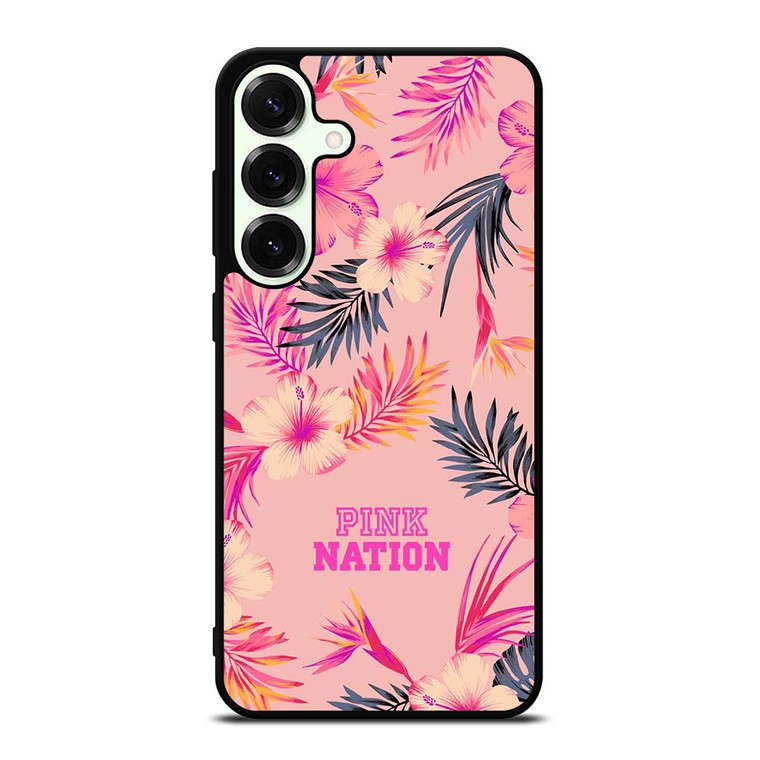 VICTORIA SECRET PINK NATION FLORAL BG Samsung Galaxy S25 Plus Case