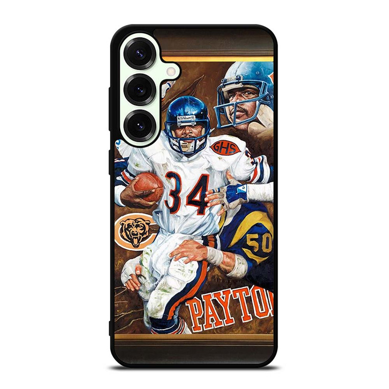 WALTER PAYTON FOOTBALL CHICAGO BEARS Samsung Galaxy S25 Plus Case