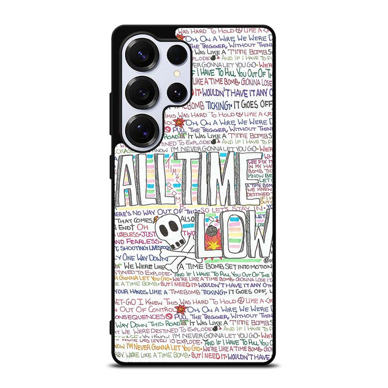 ALL TIME LOW WRITTING Samsung Galaxy S25 Ultra Case
