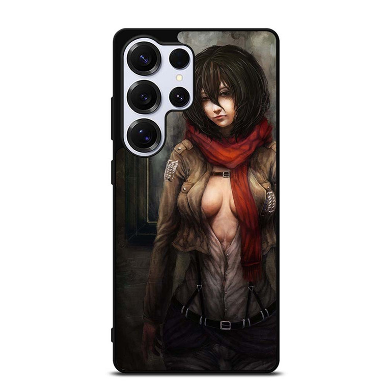 ATTACK ON TITAN MIKASA ACKERMAN DARK Samsung Galaxy S25 Ultra Case ATTACK ON TITAN MIKASA ACKERMAN DARK Samsung Galaxy S25 Ultra Case