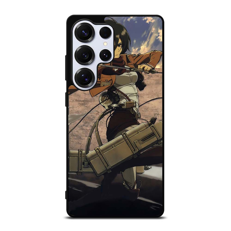 ATTACK ON TITAN MIKASA ACKERMAN Samsung Galaxy S25 Ultra Case ATTACK ON TITAN MIKASA ACKERMAN Samsung Galaxy S25 Ultra Case
