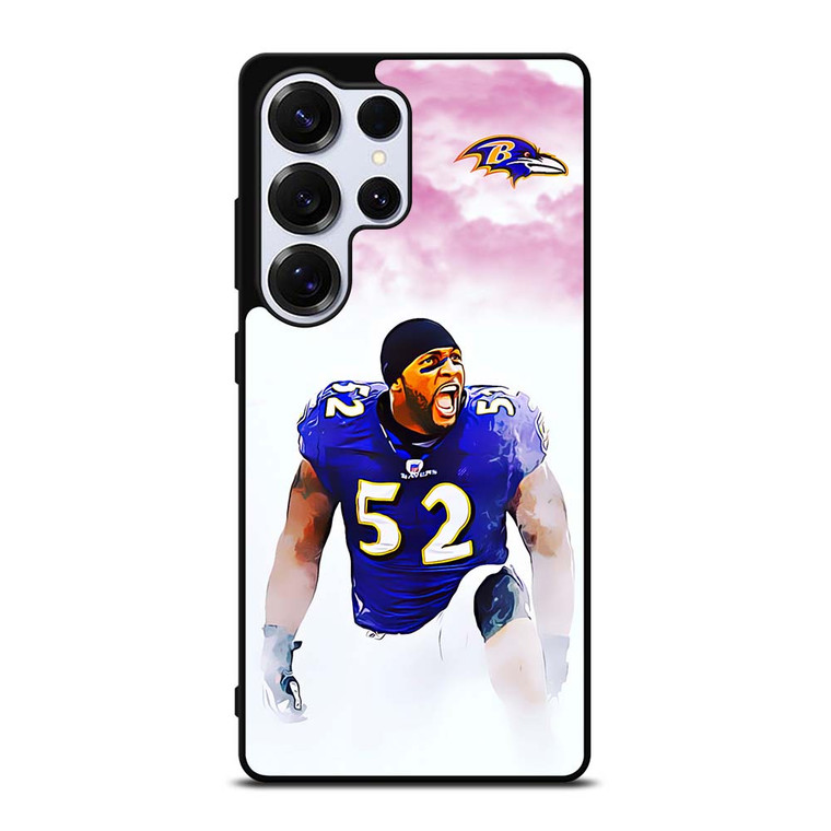 BALTIMORE RAVENS RAY LEWIS 52 Samsung Galaxy S25 Ultra Case