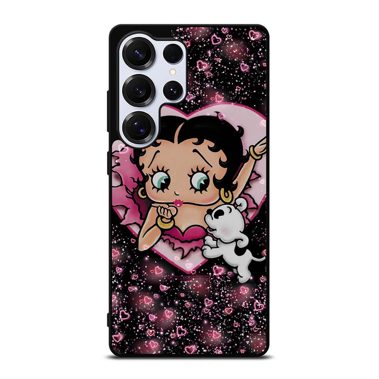 BETTY BOOP AND DOG CARTOON Samsung Galaxy S25 Ultra Case