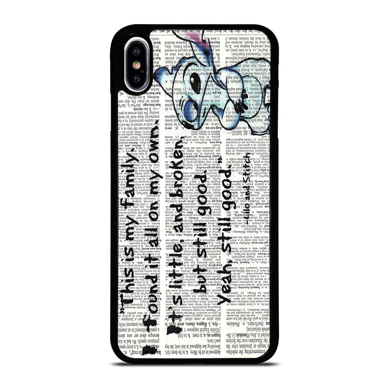 LILO AND STITCH QUOTES Disney iPhone XS Max Case