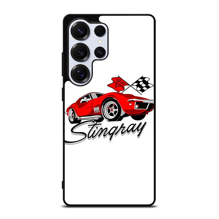 CHEVY RED CAR CARTOON Samsung Galaxy S25 Ultra Case