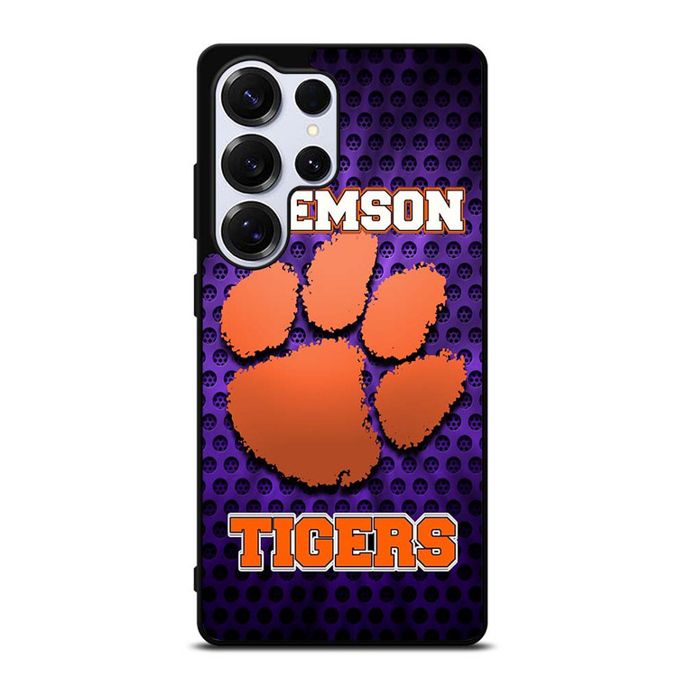 CLEAMSON TIGERS PURPLE Samsung Galaxy S25 Ultra Case