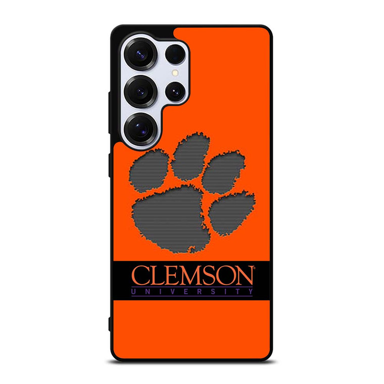 CLEMSON TIGERS ORANGE Samsung Galaxy S25 Ultra Case