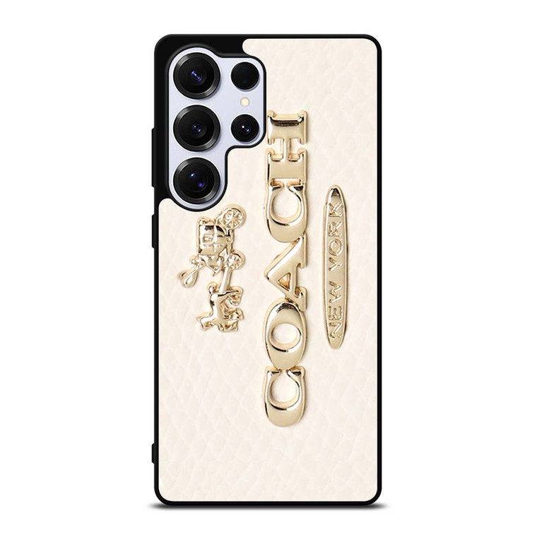 COACH PINK PATTERN MATE Samsung Galaxy S25 Ultra Case