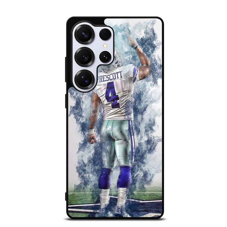 DAK PRESCOTT SMOKE COWBOYS DALLAS COWBOYS FOOTBALL Samsung Galaxy S25 Ultra Case