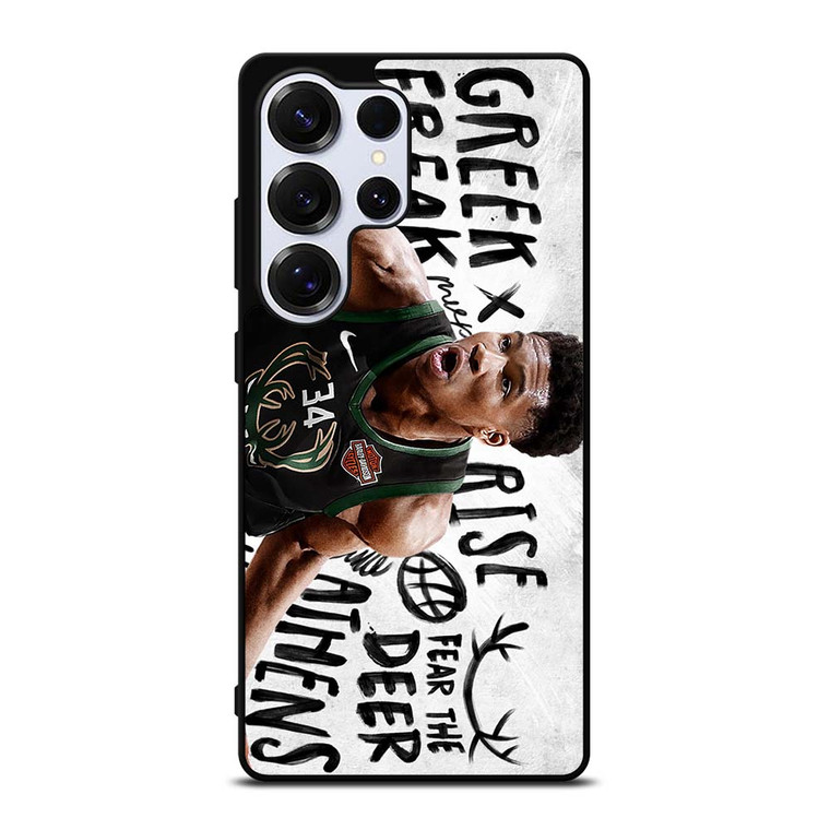 GIANNIS ANTETOKOUNMPO MILWAUKEE BUCKS WALLPAPER Samsung Galaxy S25 Ultra Case