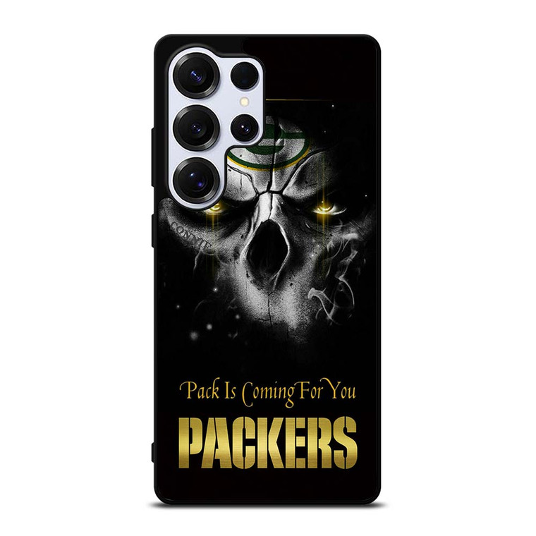 GREEN BAY PACKERS SKULL Samsung Galaxy S25 Ultra Case