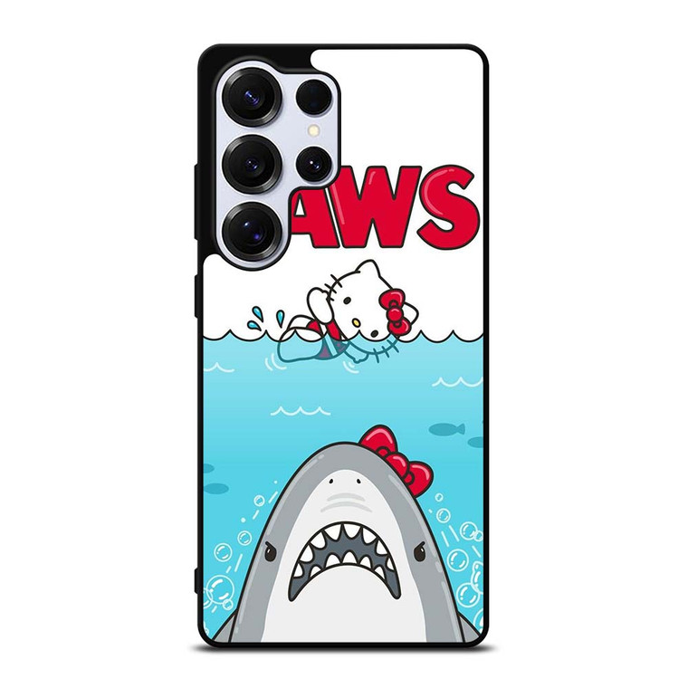 JAWS SHARK HELLO KITTY Samsung Galaxy S25 Ultra Case