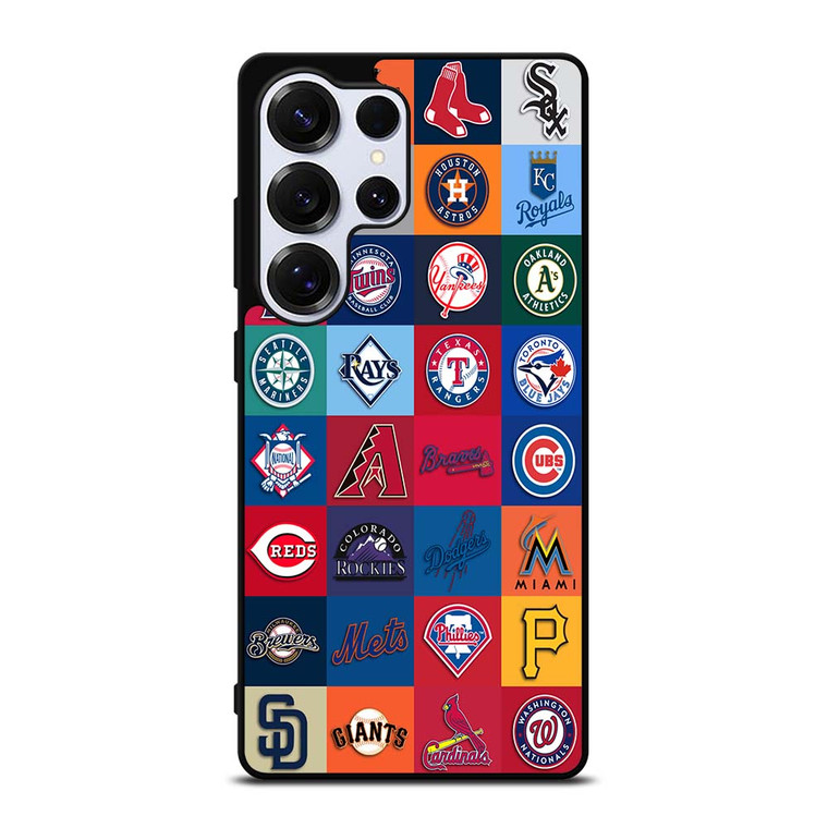 MAJOR BASEBALL LEAGUE CLUB COLLAGE Samsung Galaxy S25 Ultra Case