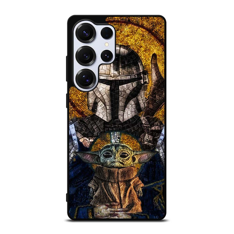 MANDALORIAN AND BABY YODA Samsung Galaxy S25 Ultra Case MANDALORIAN AND BABY YODA Samsung Galaxy S25 Ultra Case
