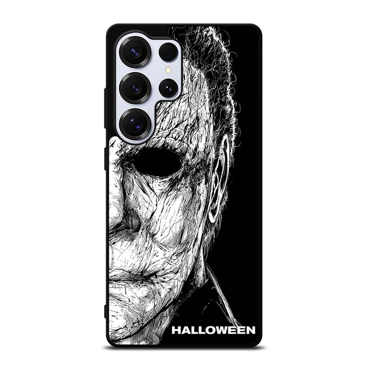 MICHAEL MYERS FACE HALLOWEEN FACE ART Samsung Galaxy S25 Ultra Case