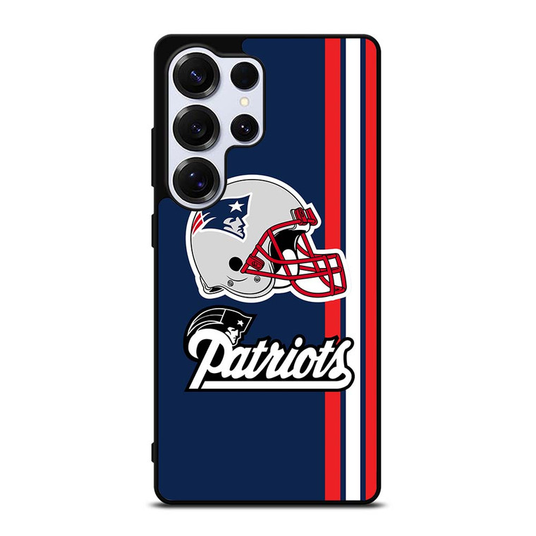 NEW ENGLAND PATRIOTS STRIPS HELMET Samsung Galaxy S25 Ultra Case