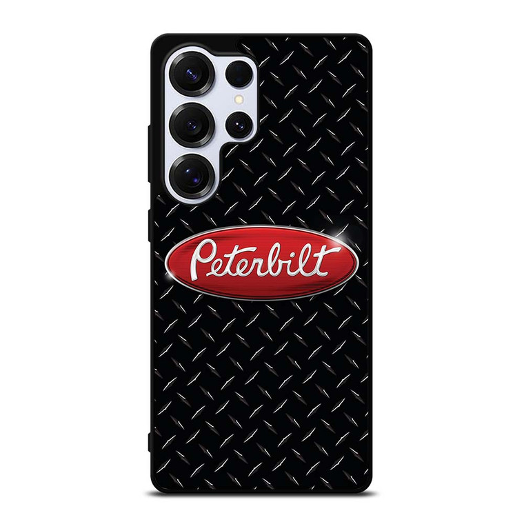 PETERBILT TRUCK PLATE BLACK Samsung Galaxy S25 Ultra Case