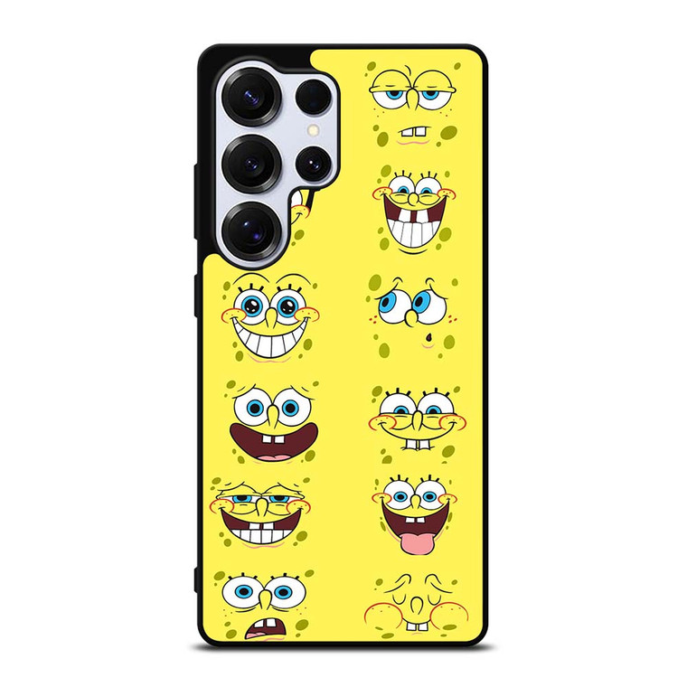 SPONGE BOB MOOD FACE Samsung Galaxy S25 Ultra Case