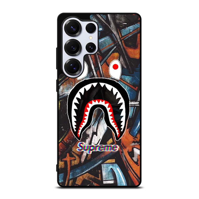 SUPREME X BAPE ABSTRACTIVE Samsung Galaxy S25 Ultra Case