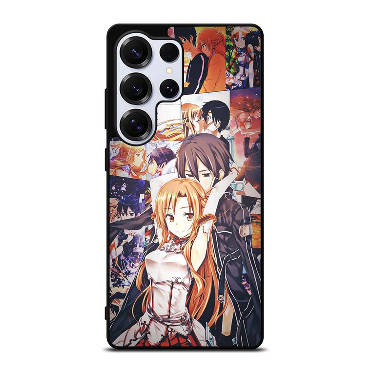 SWORD ART ONLINE KIRITO AND ASUNA LOVE Samsung Galaxy S25 Ultra Case