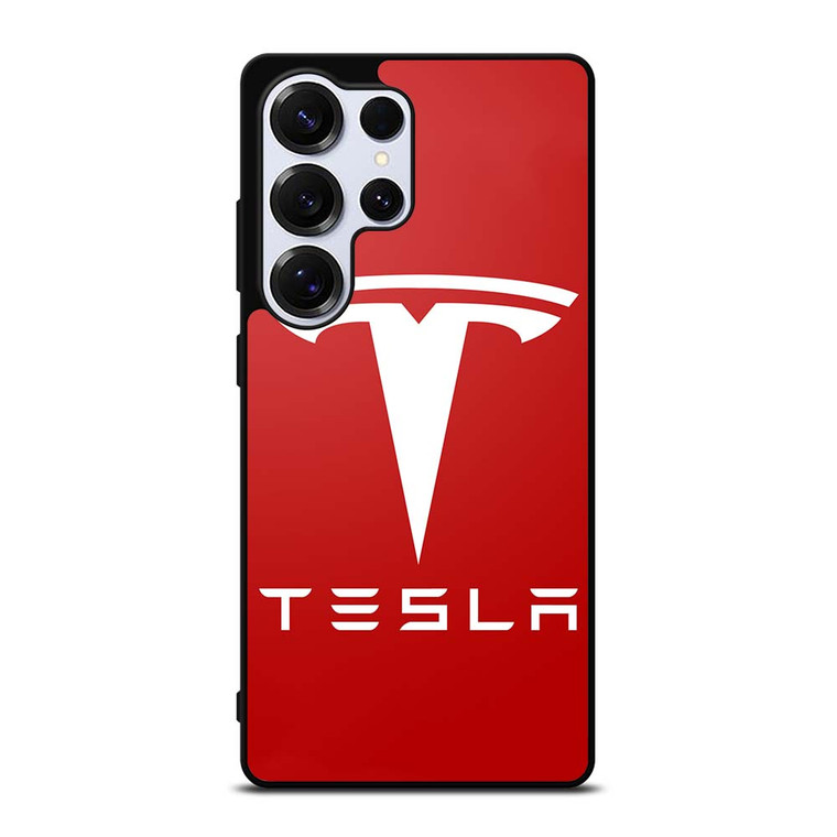 TESLA MOTORS RED LOGO Samsung Galaxy S25 Ultra Case