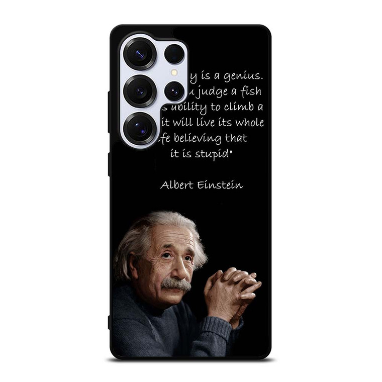 THE GENIUS ALBERT EINSTEIN QUOTE Samsung Galaxy S25 Ultra Case
